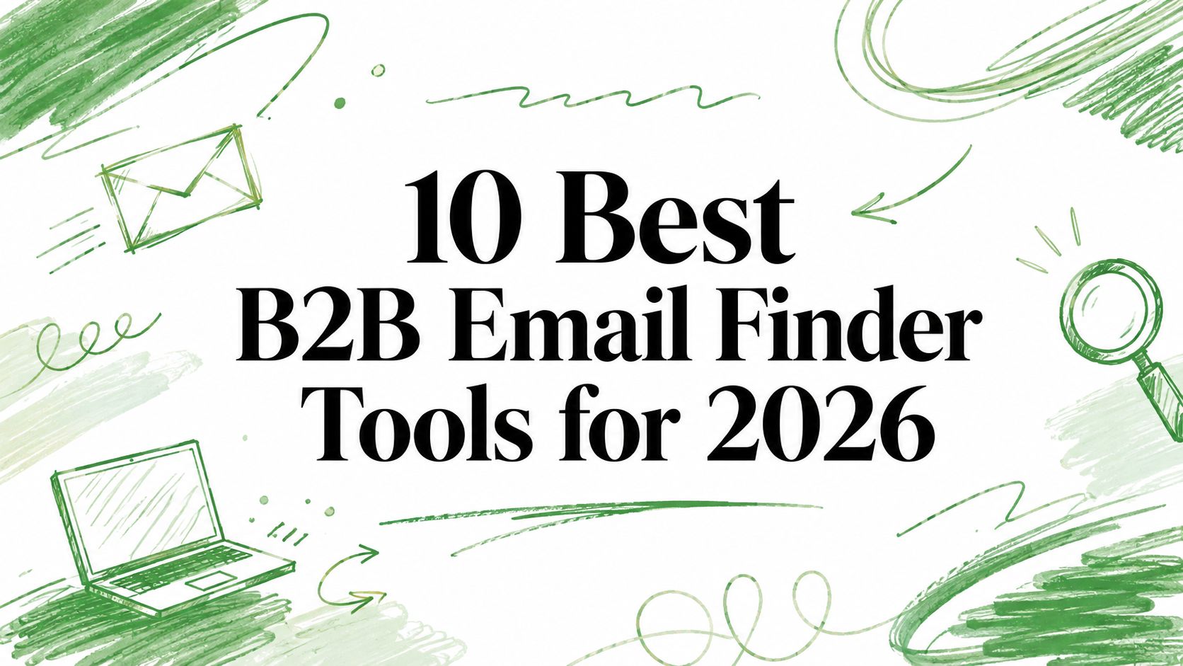 10 Melhores Ferramentas para Encontrar E-mails B2B em 2026