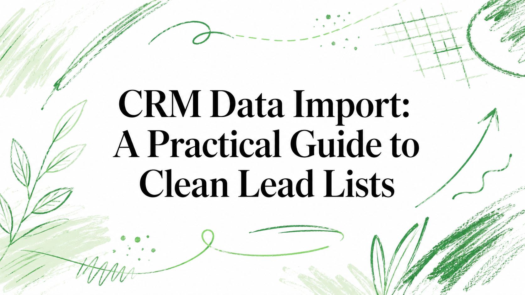 Importação de Dados do CRM: Um Guia Prático para Limpar Listas de Leads